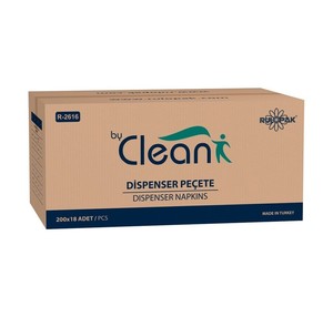 Rulopak By Clean Dispenser Peçete 200 Yaprak 18'Li Paket