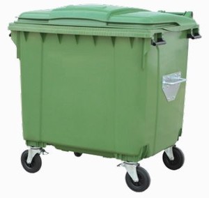 Çöp Konteyneri 1100L Yeşil