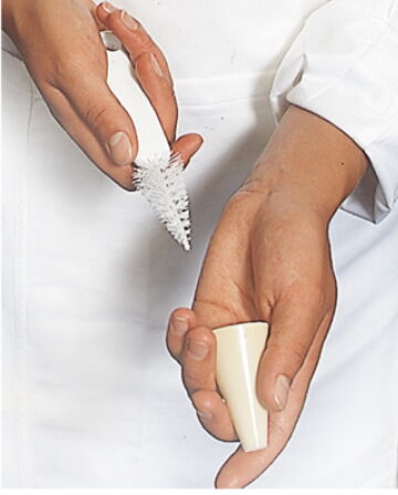 Haug Bürsten Nozulları Temizlemek için Fırça Beyaz 8111