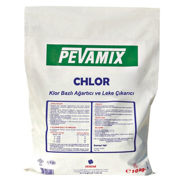 Pevamix Chlor Klor Bazlı Ağartıcı ve Leke Çıkarıcı 10 KG