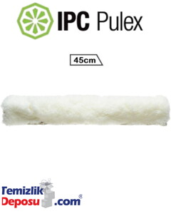 Pulex Beyaz Cam Peluşu 45 cm