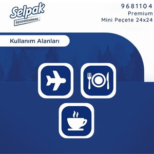  Selpak Professional Premium Mini Peçete 24x24 cm 50 li (24 Adet)