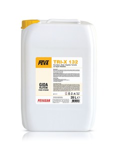 Peva TRI-X 132 Klor Bazlı, Alkali, Köpüklü Temizlik ve Hijyen Maddesi 20 L