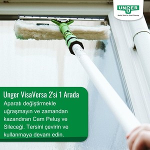  Unger VisaVerse 2'si 1 Arada Cam Silme 35 cm