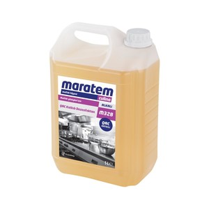 Maratem M328 Qac Katkılı Dezenfektan Alkali Temizlik Ürünü 5 L