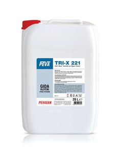 Peva TRI-X 221 QAC Bazlı Temizlik ve Hijyen Maddesi 20 L