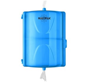 Rulopak İkiz Mini Cimri Tuvalet Kağıdı Dispenseri (T. Mavi)