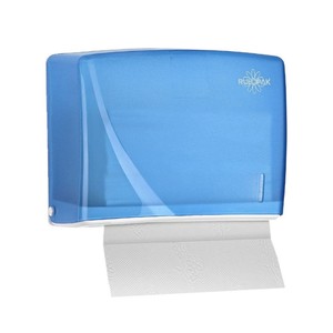 Rulopak Modern Katlamalı Havlu Dispenseri Z-C-V 200'Lü Derin (Transparan Mavi)