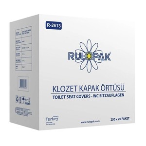 Rulopak Klozet Kapak Örtüsü 250 Kullanım (20 Paket)