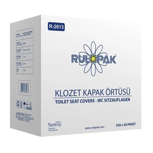  Rulopak Klozet Kapak Örtüsü 250 Kullanım (20 Paket)