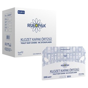  Rulopak Klozet Kapak Örtüsü 250 Kullanım (20 Paket)