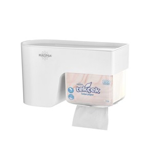 Rulopak Multitask Tuvalet Kağıdı Dispenseri (Beyaz)