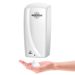 Rulopak Sensörlü Köpük Sabun Dispenseri Kartuşlu, Beyaz