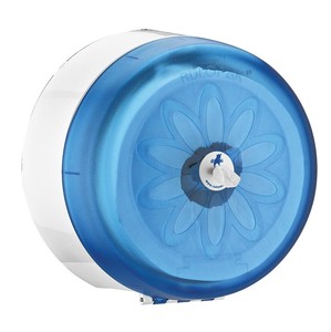 Rulopak Cimri Mini Tuvalet Kağıdı Dispenseri Transparan Mavi