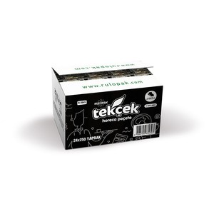 Rulopak Tekçek Horeca Dispenser Peçete 2 Katlı 250 Yaprak 24'Lü Paket