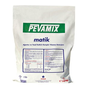  Pevamix Matik Extra Enzim, Ağartıcı ve Tead Katkılı Yıkama Deterjanı 20 Kg