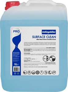 Öztiryakiler Surface Clean Alkol Bazlı Genel Temi̇zli̇k Ürünü (Kalıcı Li̇mon Kokulu)  5 L