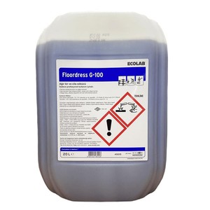  Ecolab Floordress G-100 Alkaliye Dayanıklı Zeminler İçin Kir Ve Cila Sökücü 20 L