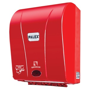 Palex Otomatik Sensörlü Kağıt Havlu Dispenseri 21 cm Kırmızı