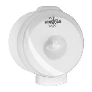 Rulopak Modern Mini Cimri Tuvalet Kağıdı Dispenseri Derin (Transparan Beyaz)
