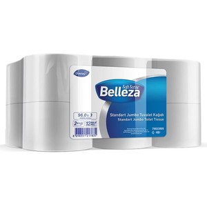 Belleza Standart Jumbo 9,8 cm Tuvalet Kağıdı 96 m 12 li