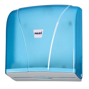 Palex Z Katlı Havlu Dispenseri 200 Kağıt Şeffaf Mavi