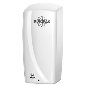 Rulopak Sensörlü Sıvı Sabun & Jel Dispenseri 1000 ML Beyaz (Hazneli)