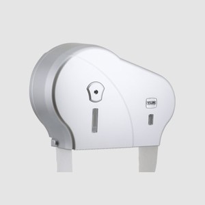 Vialli Double Mini Jumbo Tuvalet Kağıdı Dispenseri No-Stop Metalik
