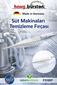 Haug Bürsten Süt Makinaları Temizleme Fırçası Beyaz 8119