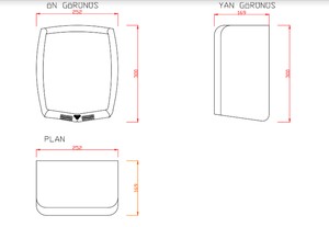  Xinda GSQ91K Jet Motorlu Fotoselli El Kurutma Makinesi