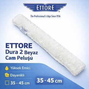 Ettore Dura 2 Beyaz Cam Peluşu 35cm 1880