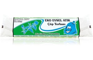  Kazanç Evsel Atık Battal Boy Çöp Torbası 72x95 cm (10 Adet) Siyah