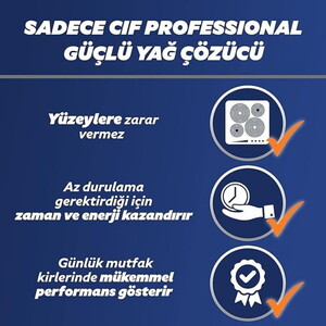  Cif Pro Yağ Çözücü Sprey 750ml