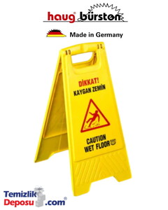 Haug Bürsten Islak Zemin Uyarı Levhası Sarı 8969