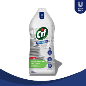 Cif Professional Bulaşık Deterjanı Elde Yıkama 1500 Ml