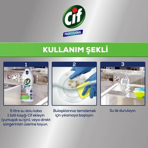  Cif Professional Bulaşık Deterjanı Elde Yıkama 1500 Ml