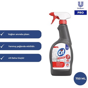  Cif Professional Fırın Ocak Izgara Temizleyici Sprey 750 ML