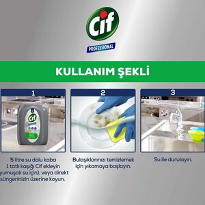  Cif Pro Elde Bulaşık Deterjanı 5lt