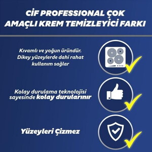  Cif Professional Çok Amaçlı Krem Temizleyici 1900 Ml