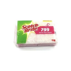  Scotch Brite 799 Endüstriyel Banyo Fayans Süngeri 4'lü