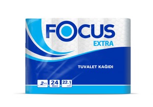 Focus Extra Tuvalet Kağıdı 24 lü Paket (24x3 Paket)