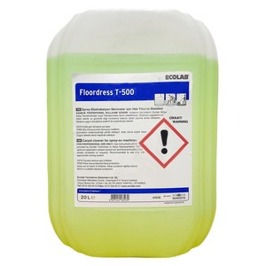  Ecolab Floordress T-500 Sprey-Ekstraksiyon Makinalar İçin Halı Yıkama Maddesi 20 L