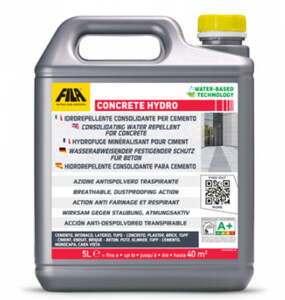 Fila CONCRETE HYDRO 5 L  Beton yüzeyler için şeffaf su geçirimsizlik ve tozuma önleyici