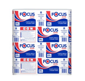 Focus Ultra Z Katlı Dispenser Havlu 200 lü (12 Adet)