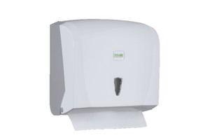 C-V Kağıt Havlu Dispenseri Kapasite 300 Havlu (Beyaz)