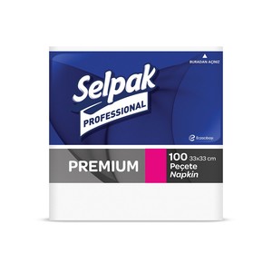  Selpak Professional Premium Peçete 33*33 cm 100'lü (24 Adet)