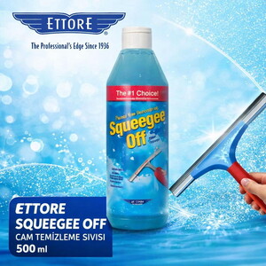 Ettore Squeeqee Off Cam Temizleme Sıvısı 500ml 30500