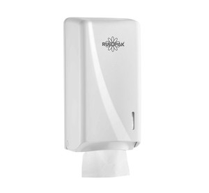 Rulopak C Katlı Tuvalet Kağıdı Dispenseri Transparan Beyaz
