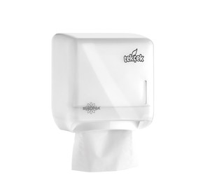 Rulopak Tekçek Tuvalet Kağıdı Dispenseri Mini (T. Beyaz)